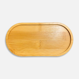 [OVJ 8888888870768] OVJ Bamboo Coaster Rectangular Oval 8.8cm x 17.5cm