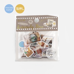[BGM BS-TFN007] BGM Deco Sticker Leisure Time Tea