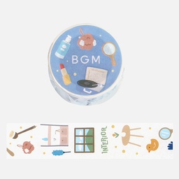 [BGM BM-SB003] BGM Washi Tape 30mm General Merchandise