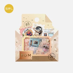 [BGM BS-FGS022] BGM Deco Sticker Decoration Post Office Coffee Day