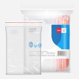 [DELI 3028] DELI Zip Lock Bag 20cm x 26cm x 100