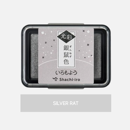 [SHACHIHATA HAC-1G-GR] SHACHIHATA Iromoyou Ink Pad Silver Rat