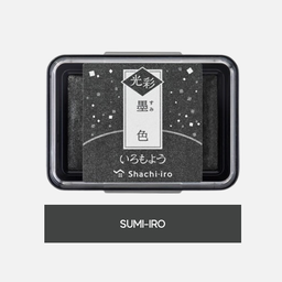 [SHACHIHATA HAC-1G-K] SHACHIHATA Iromoyou Ink Pad Sumi-Iro