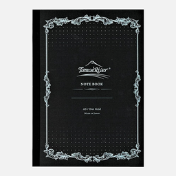 [TOMOE RIVER SR-A5NB-DW] TOMOE RIVER White Paper Notebook 52gsm Dot A5 x 80