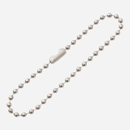 [OVJ 8888888876150] OVJ Metal Ball Chain 2.4cm 8cm x 100 Silver