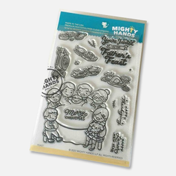 [MIGHTY HANDS ST170] MIGHTY HANDS Clear Stamp 4" x 6" Feast