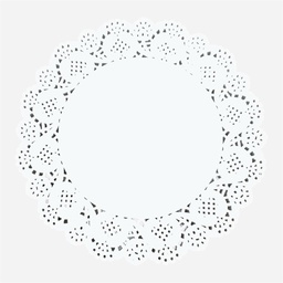 [OVJ DL-RO-10W] OVJ Decorative Paper Doily Circle 10" x 250