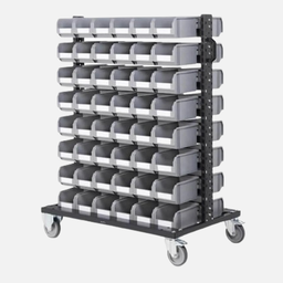 [FAMI FLB1025952] FAMI Modular Storage Bin Cart 1023mm x 613mm x 1430mm