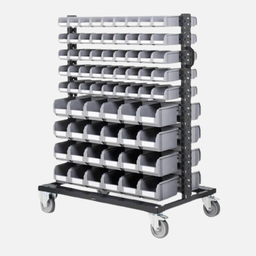 [FAMI BINCART1002] FAMI Modular Storage Bin Cart Trolley 1067mm x 668mm x 1357mm