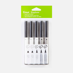 [CRICUT 2009912] CRICUT Apac Color Black Variety Pen Set x 5