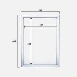 [OVJ F-SF-03] OVJ Classic Snap Frame A3 Silver