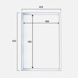 [OVJ F-SF-02] OVJ Classic Snap Frame A2 Silver