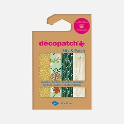 [DECOPATCH DP035C] DECOPATCH Mix & Patch Natur'elle x 4 Set