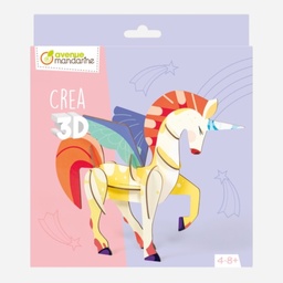 [AVENUE MANDARINE PU030] AVENUE MANDARINE Crea 3D Unicorn
