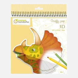 [AVENUE MANDARINE GY159] AVENUE MANDARINE Graffy Pop 3D Dinosaurs
