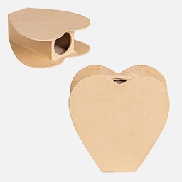 [DECOPATCH HD094C] DECOPATCH Waterproof Paper Mache Heart Vase