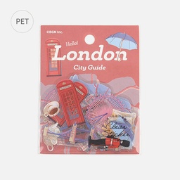 [BGM BS-PF031] BGM The Clear Seal City Walk Deco Sticker London