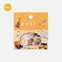 [BGM BS-FG146] BGM Deco Flake Sticker Aozora Flea Market Instruments