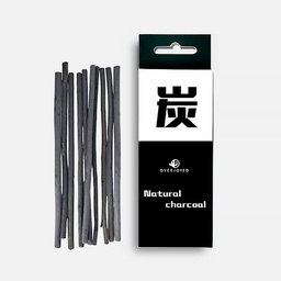 [OVJ 8888888870830] OVJ Natural Charcoal 6mm - 8mm x 6
