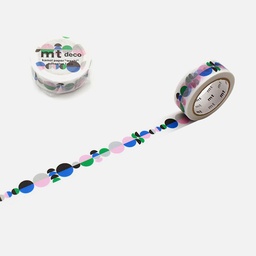 [MT MT01D569] MT Deco Washi Tape 15mm Circles