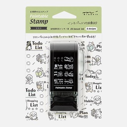 [MIDORI 35579006] MIDORI Paintable Rotating Stamp Dial List