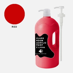 [OVJ 8888888875002] OVJ Classroom Acrylic Paint 2000ml Red