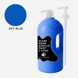 [OVJ 8888888875011] OVJ Classroom Acrylic Paint 2000ml Lake Blue