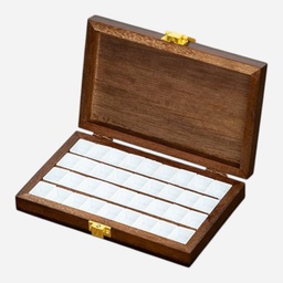 [OVJ 8888888830874] OVJ Walnut Box Palette 36-Pan