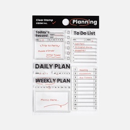 [BGM BT-CS071] BGM Clear Stamp Today's Record