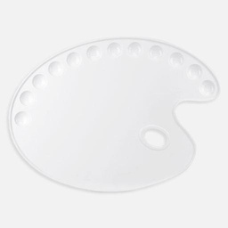 [OVJ 8888888870989] OVJ Plastic Mixing Palette 12-Well