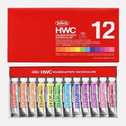[HOLBEIN W794] HOLBEIN Artist Watercolor 5ml Luminous Set x 12