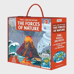 [SASSI 9788830330139] SASSI Oval Puzzle 200-Piece - The Forces of Nature