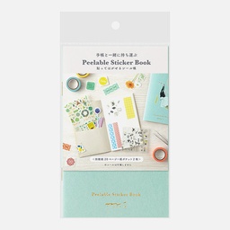 [MIDORI 34506006] MIDORI Sticker Book With Pocket Light Blue