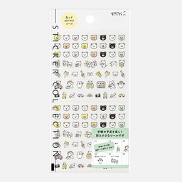 [MIDORI 82686006] MIDORI Sticker Collection Emoji Bear