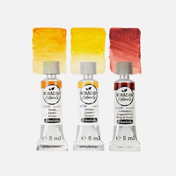 [SCHMINCKE 86003097] SCHMINCKE Horadam Naturals Watercolor 5ml Fire Set x 3