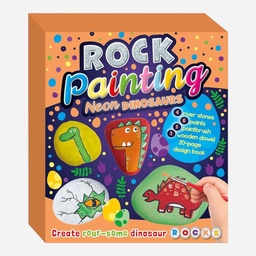 [BOOKOLI 9781802491913] BOOKOLI Rock Painting Neon Dinosaurs