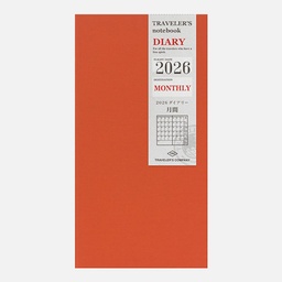 [TRAVELER'S 14494006] TRAVELER'S Notebook 2026 Monthly Diary