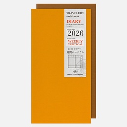 [TRAVELER'S 14496006] TRAVELER'S Notebook 2026 Weekly Vertical