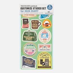 [TRAVELER'S 84809006] TRAVELER'S Notebook Customised Sticker 2026