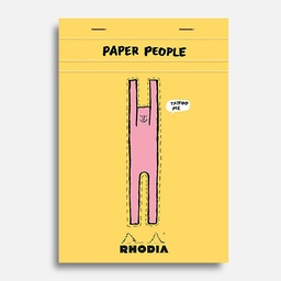 [RHODIA 16690C] RHODIA 90th Anniversary Stapled Notepad 80gsm A5 x 80 By Jean Jullien
