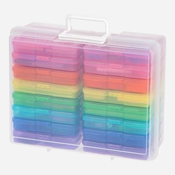 [OVJ 8888888871025] OVJ Plastic Storage Box Organiser With 16 Color Boxes (Best Use With Pencils & Pastels)