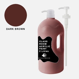 [OVJ 8888888875004] OVJ Classroom Acrylic Paint 2000ml Dark Brown