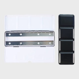 [OVJ 8888888879100] OVJ Metal Tin Box Palette For 24 1/2 Pans