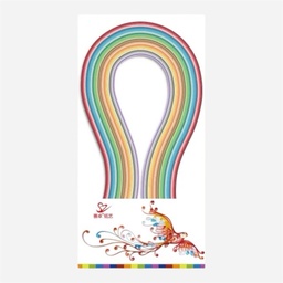 [OVJ 6970123570610] OVJ Quilling Paper 36-Color 80gsm 10mm x 39cm x 180