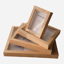 [OVJ 88888888300076] OVJ Light Wooden Frame A4 Natural Grain