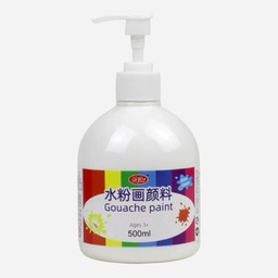 [OVJ 6973180723670] OVJ Washable Gouache Paint 500ml White