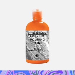 [OVJ 888888887520] OVJ Acrylic Pouring Paint 500ml 04 Orange
