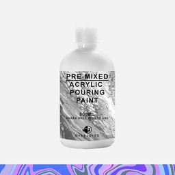[OVJ 888888887522] OVJ Acrylic Pouring Paint 500ml 24 Titanium White