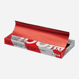 [OVJ 6973077660665] OVJ Aluminium Foil Sheet 27cm x 30cm x 100 Warm Red