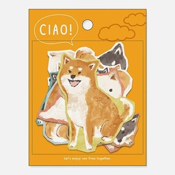 [MIND WAVE 81962] MIND WAVE Sticker Shiba Dog